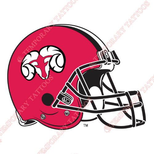Winston Salem State Rams Customize Temporary Tattoos Stickers NO.7010